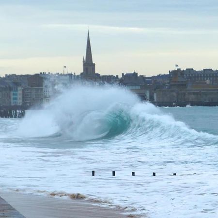 Plage-Sillon-Thalasso-Intra Muros Saint-Malo Bagian luar foto