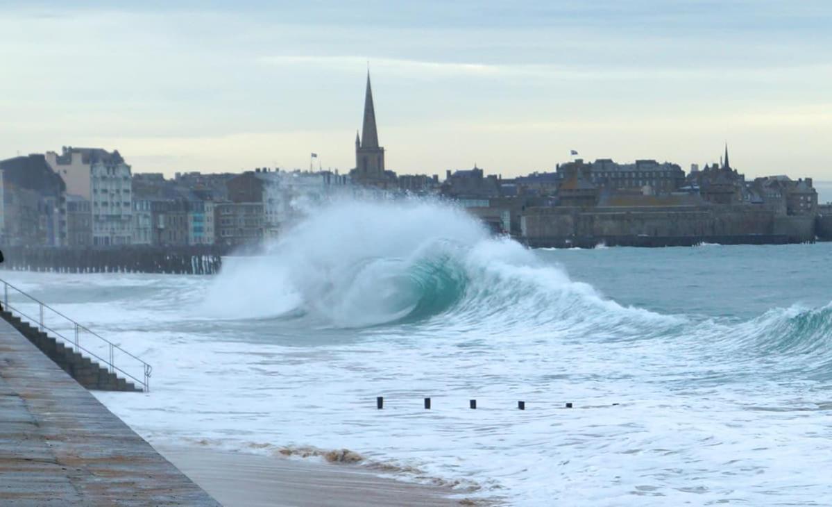 Plage-Sillon-Thalasso-Intra Muros Saint-Malo Bagian luar foto